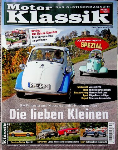Deckblatt Motor Klassik (12/2008)